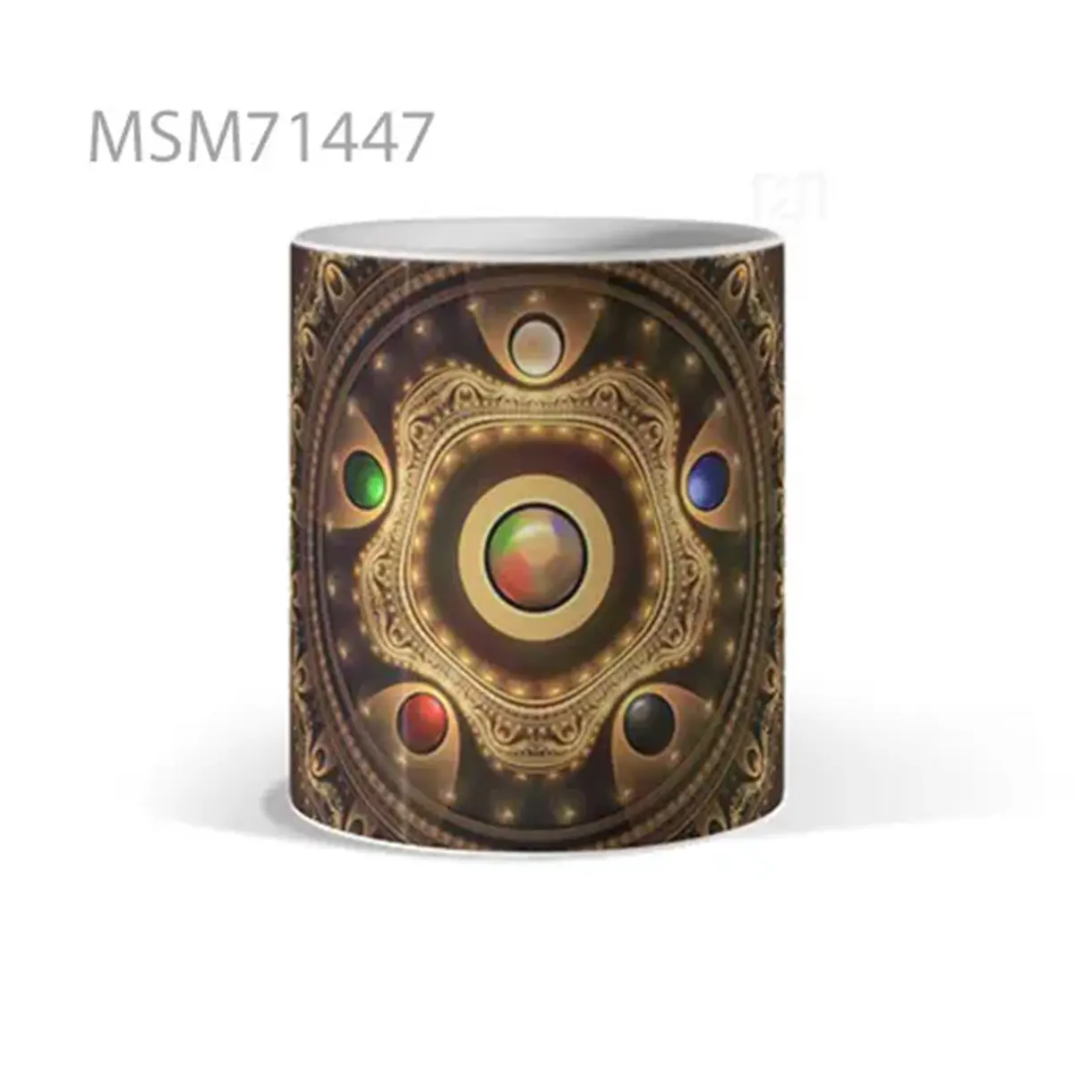 Ancient Clockwork Eye Pattern Mug