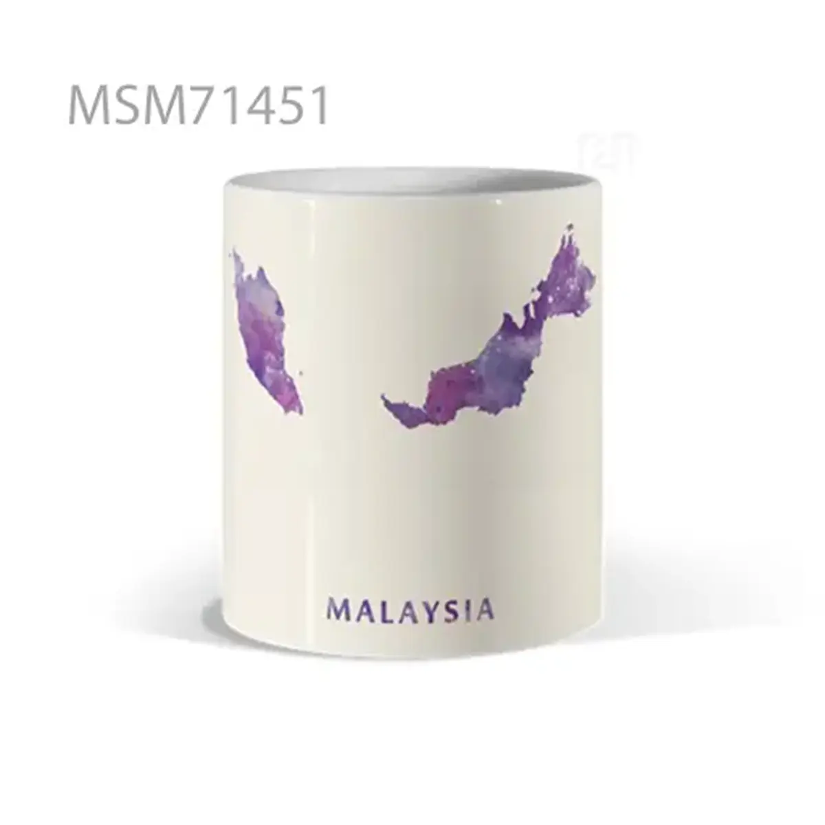 Malaysia Map Watercolor Mug