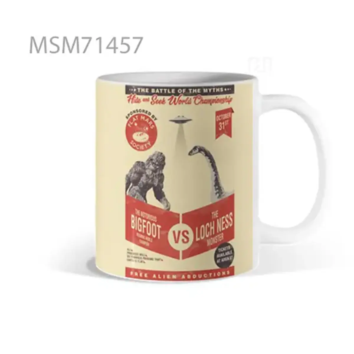 Mech vs Kaiju Japanese Poster Mug