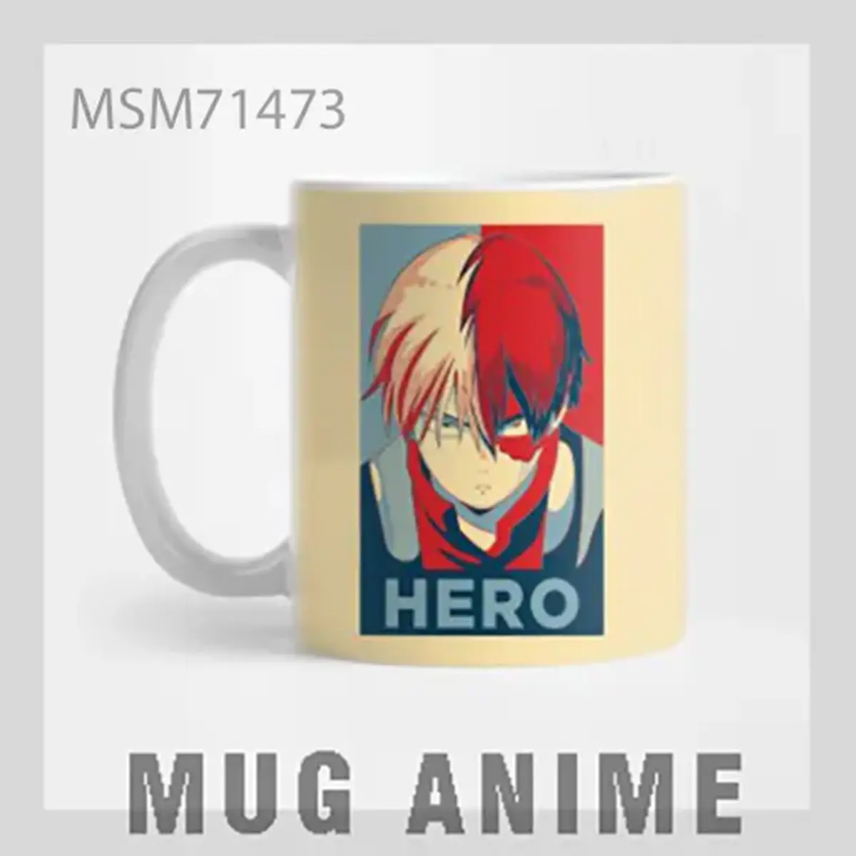 Shoto Todoroki “Hero” Poster Style Mug