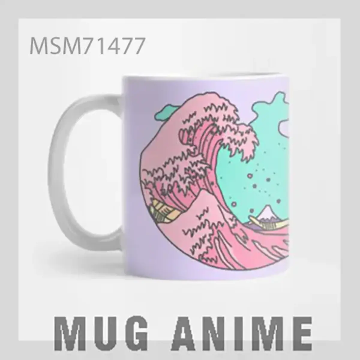 Anime Gelombang Sakura Mug