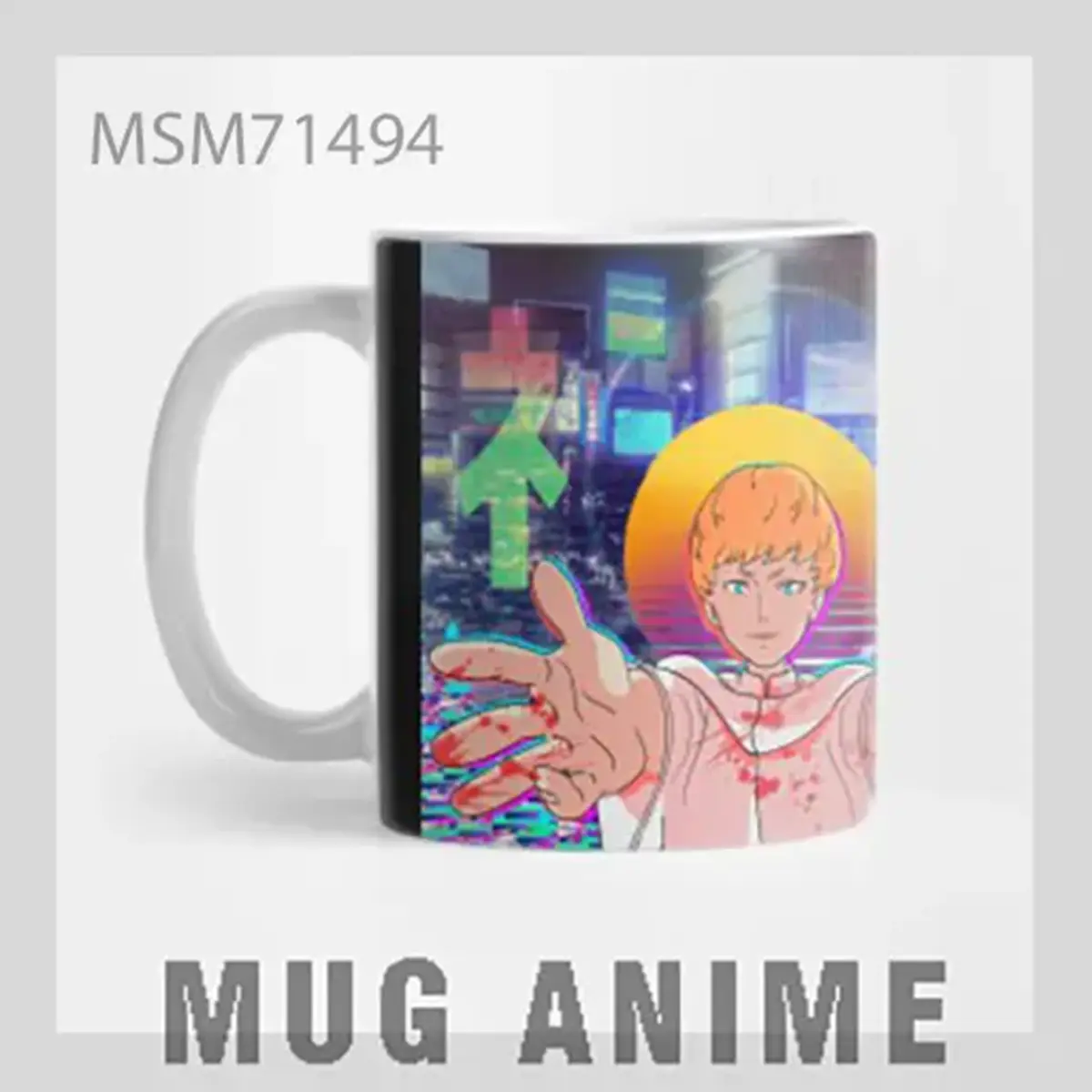 Anime Sakura Neon Mug