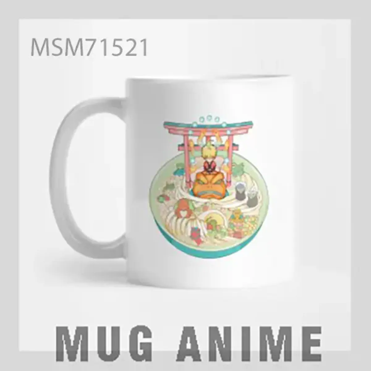 Retro Japanese Tea House Style Art Mug