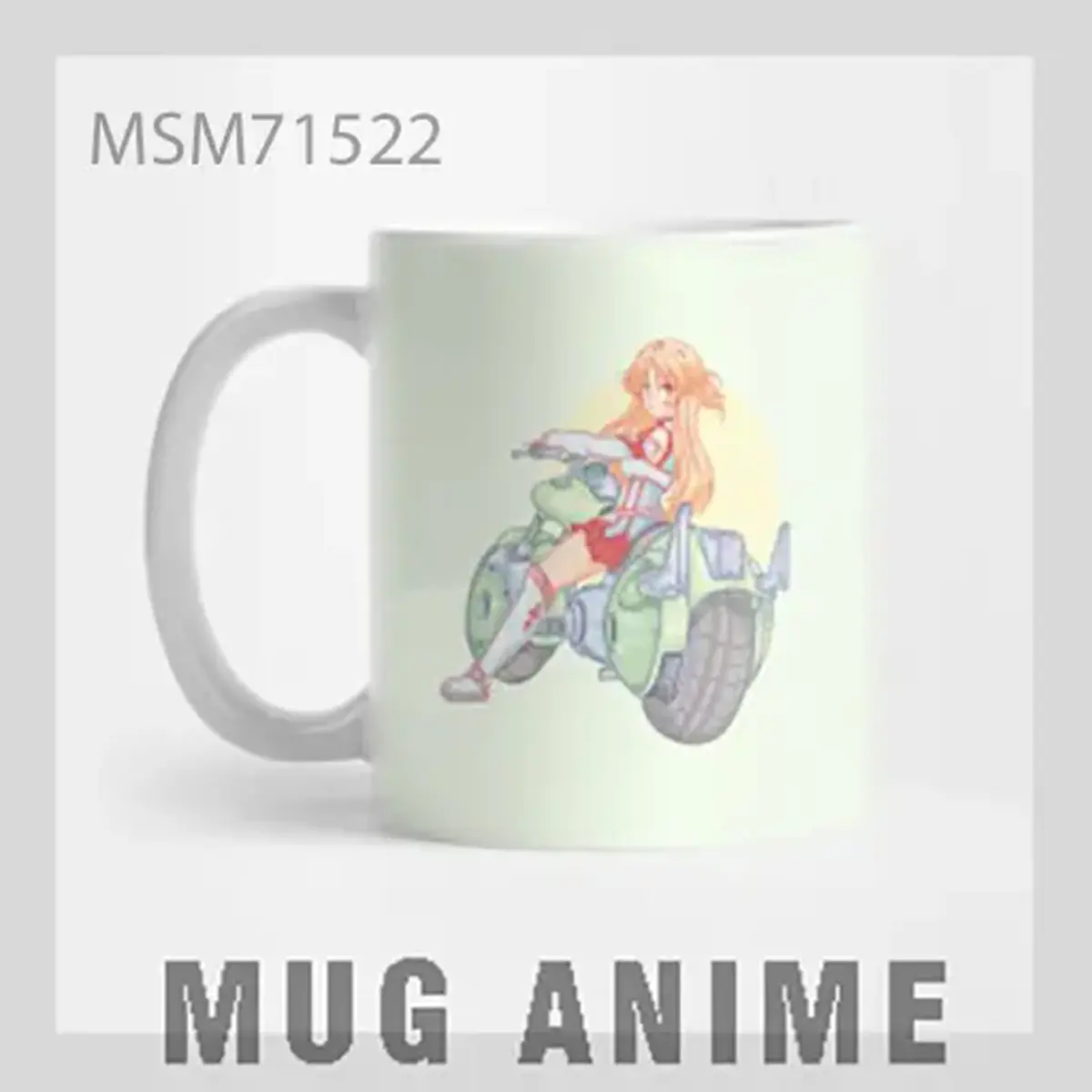 Anime Girl on Wheelchair (Wholesome Style) Mug