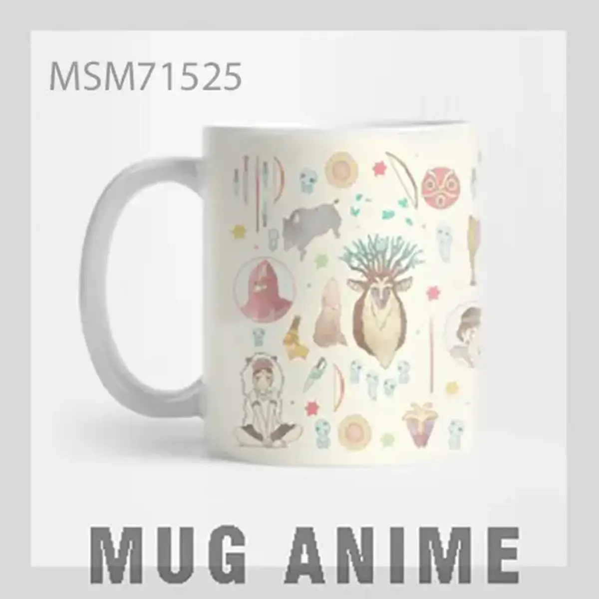 Cactus & Fruit Pastel Art Mug