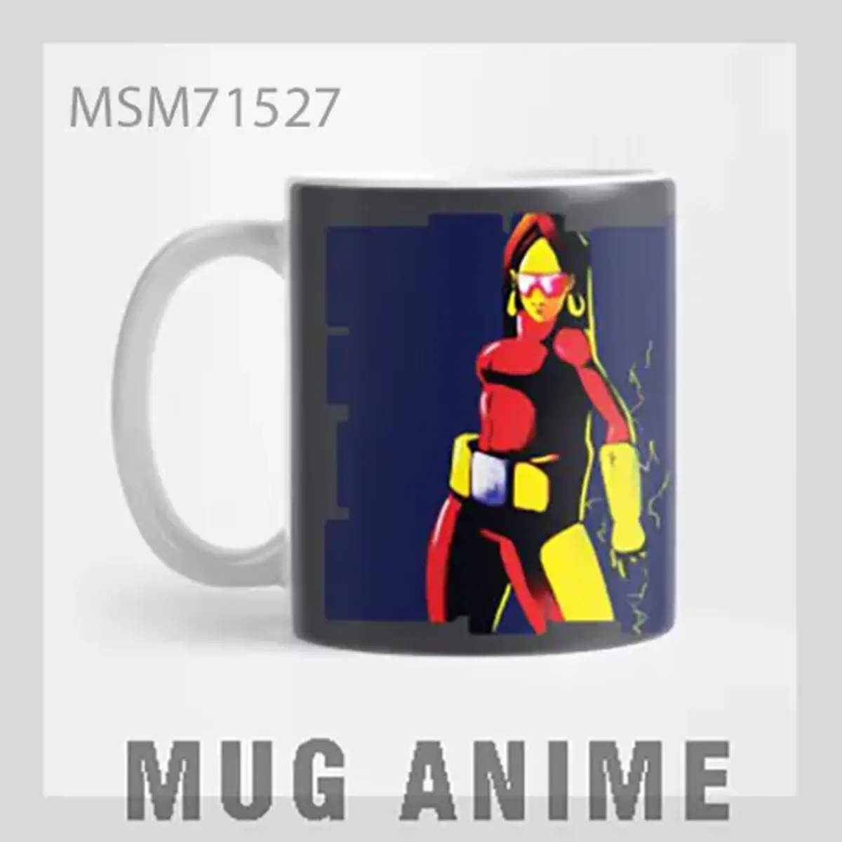 Anime Superhero Girl Mug