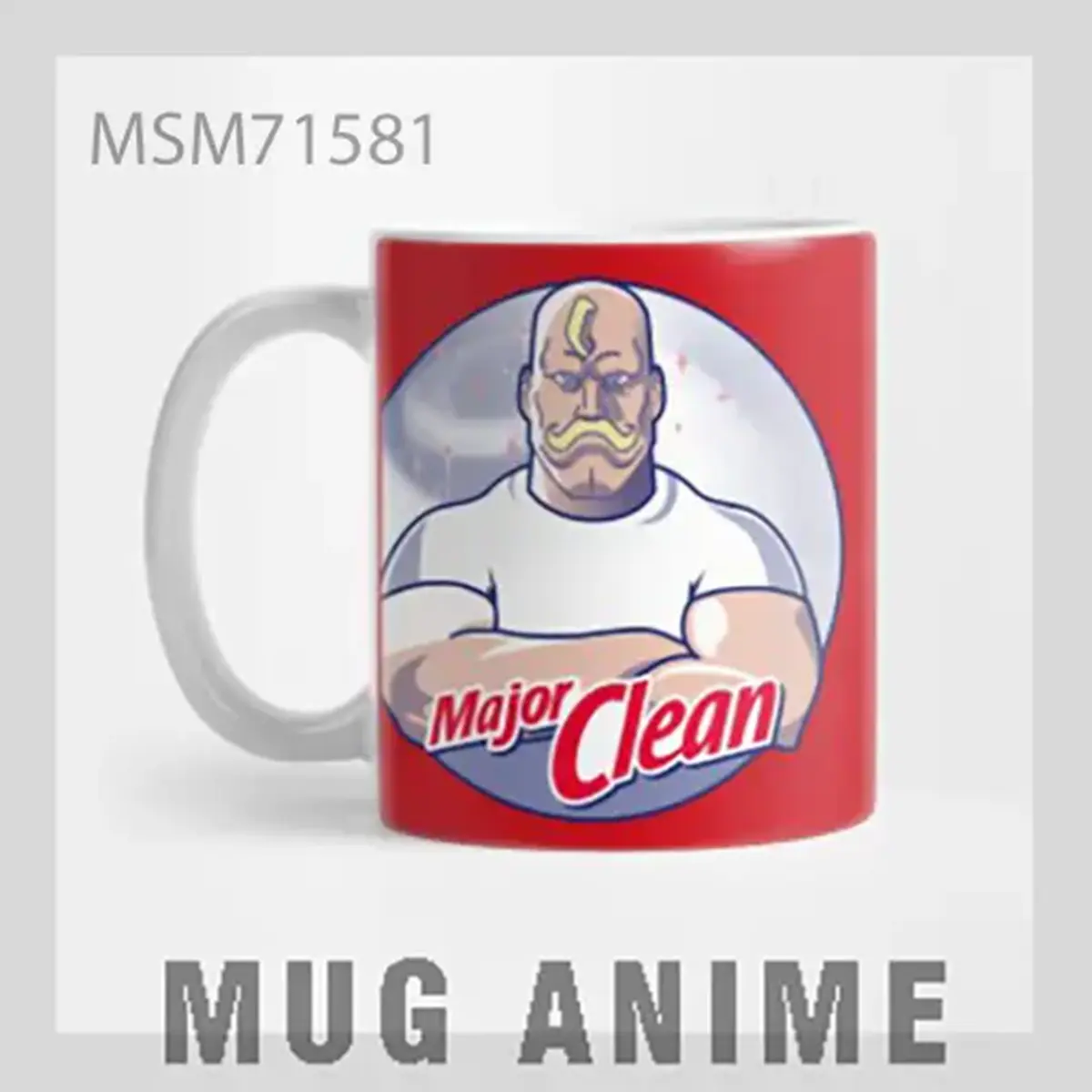 Mr. Clean Anime Meme Mug