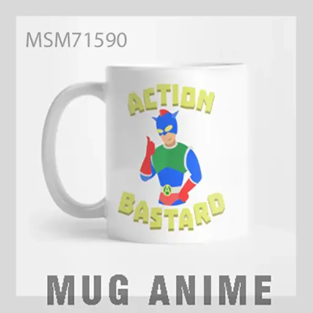Action Bastard Anime Mug