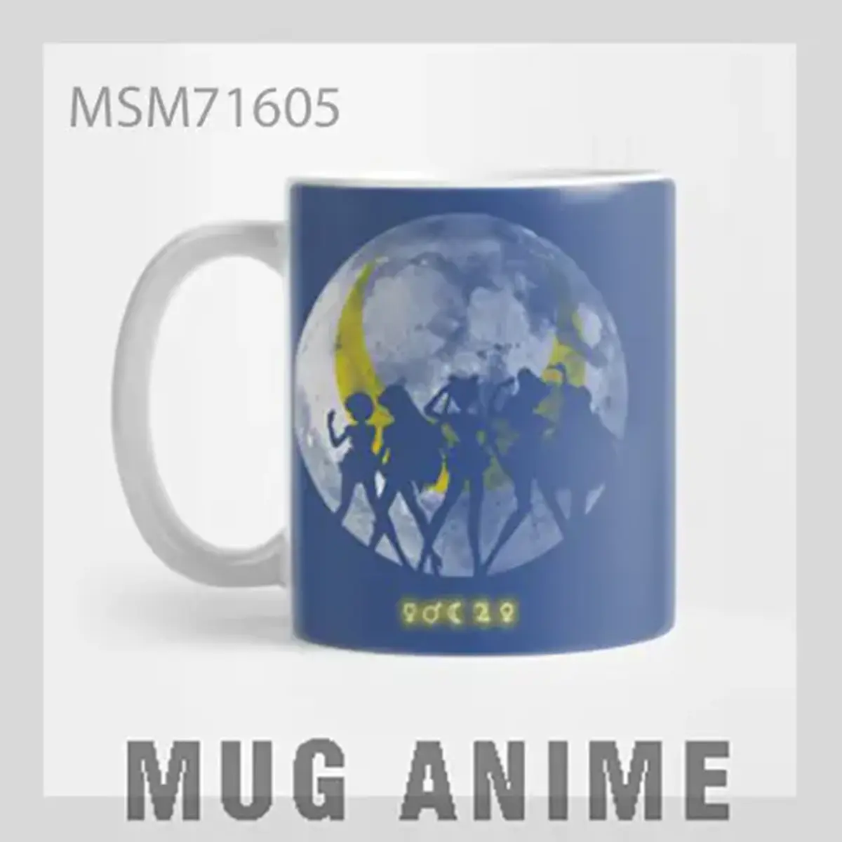 Anime Full Moon Scene Mug