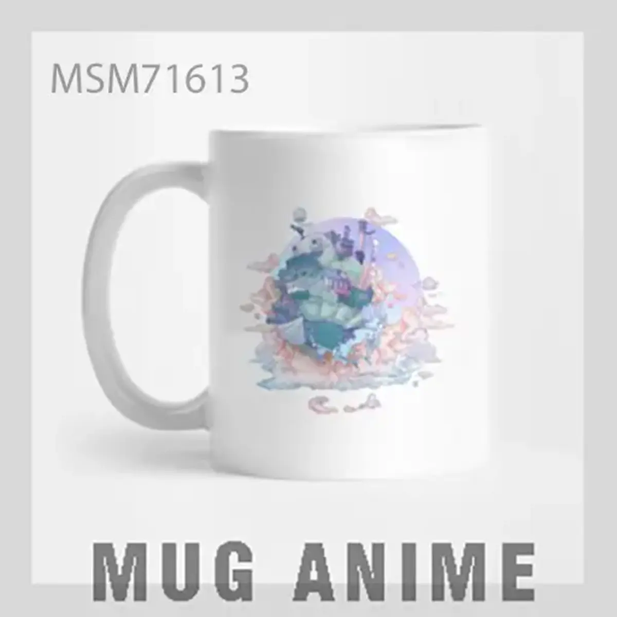 Pastel Cloud/Abstract Anime Mug