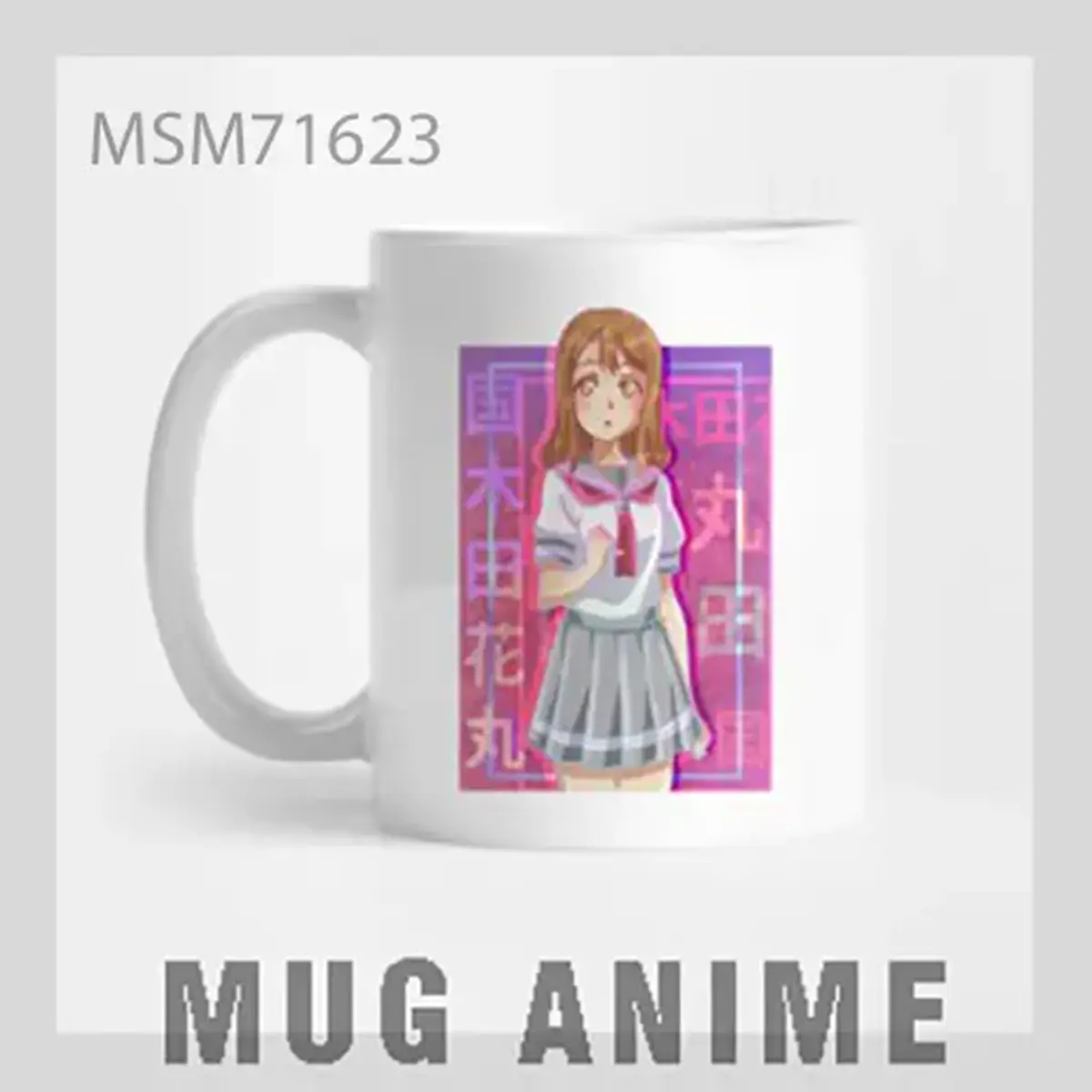 Anime School Girl Mug