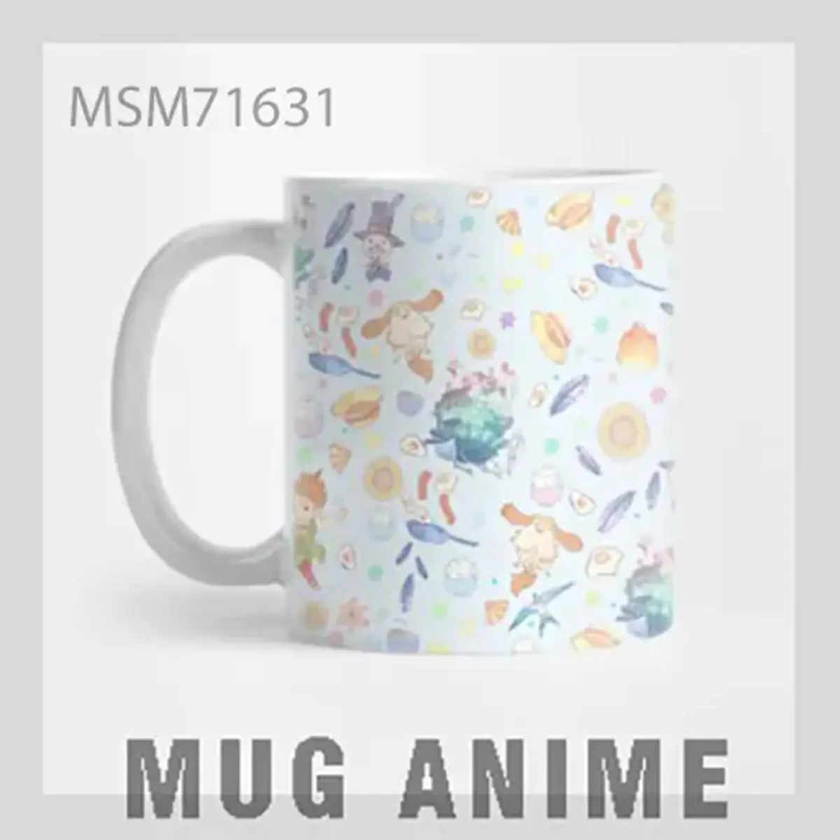 Pastel Abstract Anime Mug
