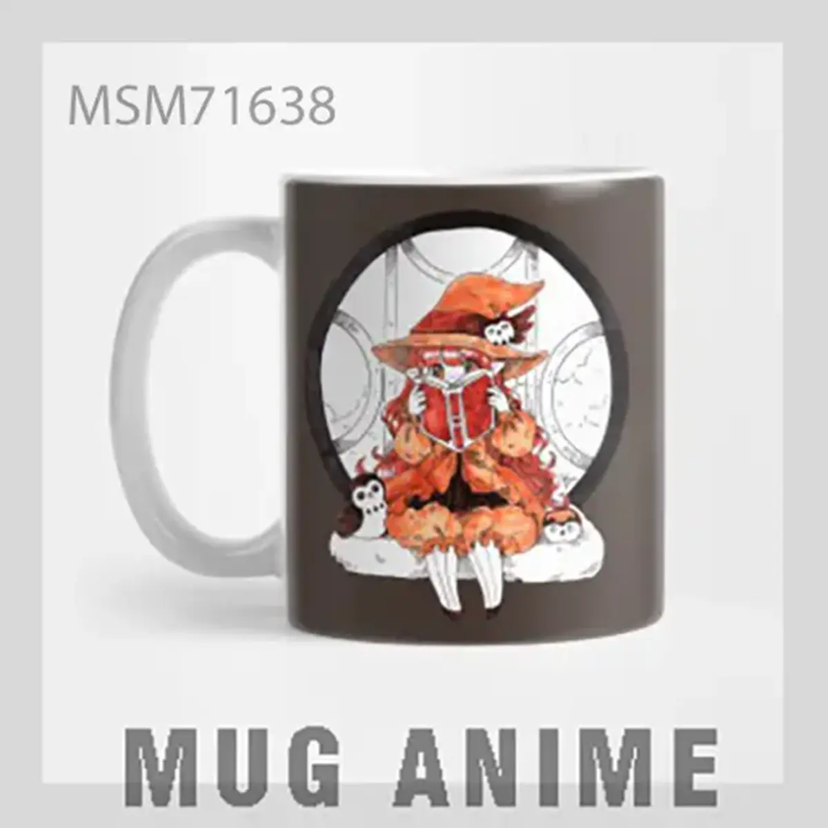 Orange Hat Anime Character Mug