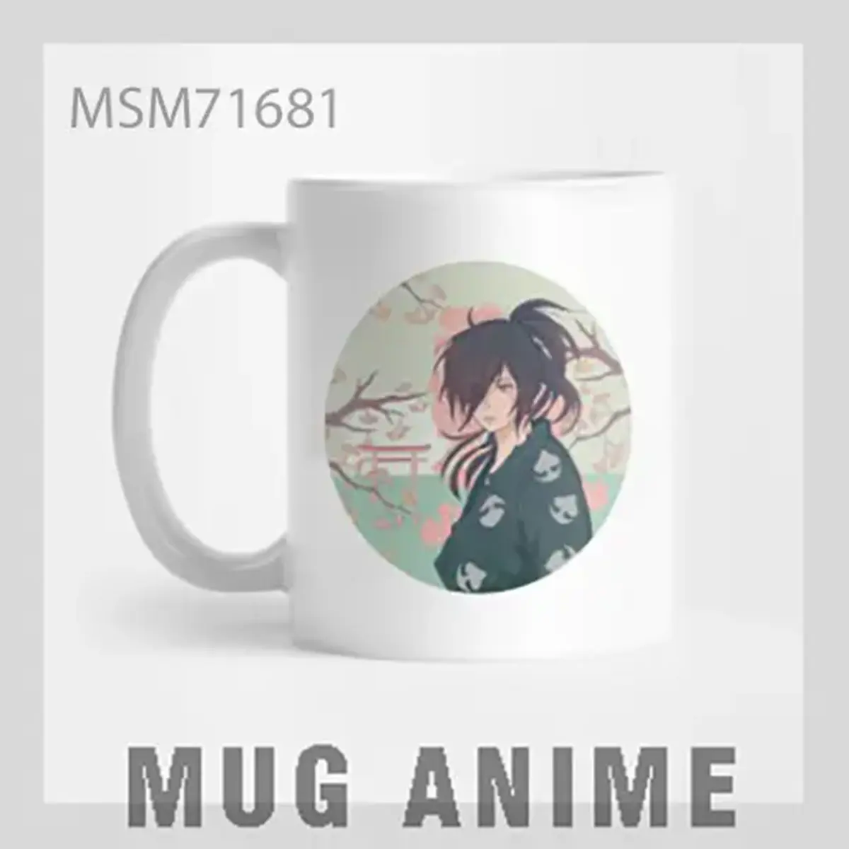 Dark Anime Face Mug