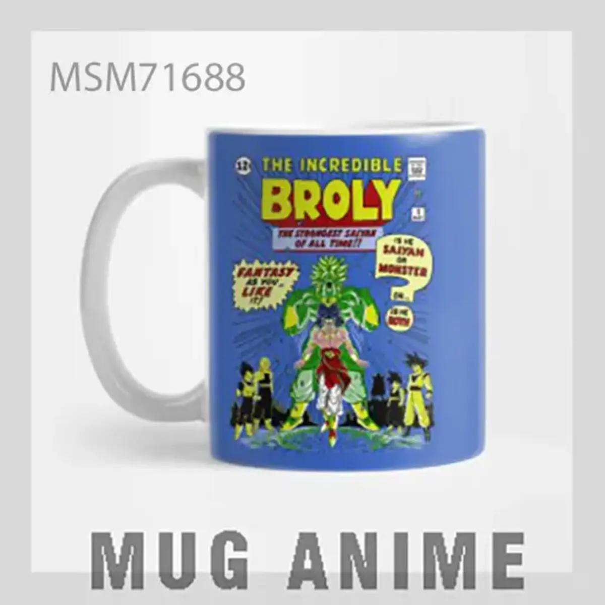 Orange Haired Anime Character Mug