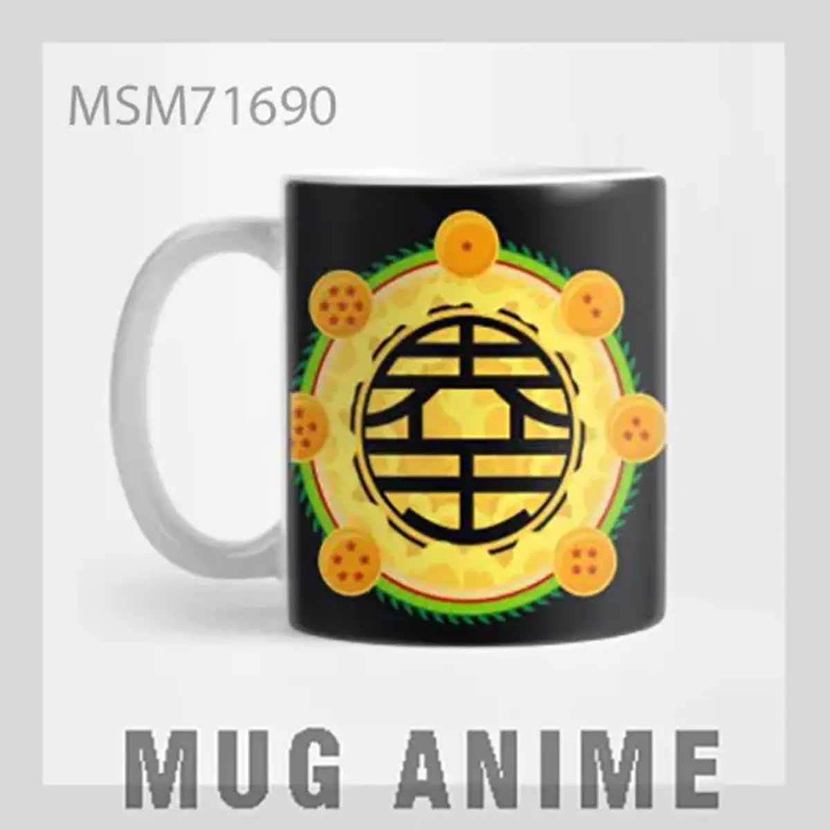 Anime Character with Umbrella (Green) Mug