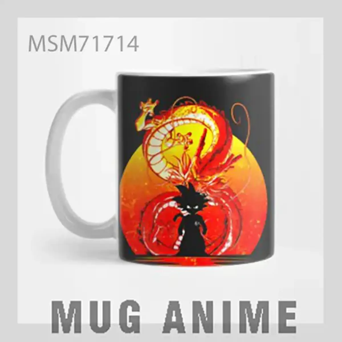 Dragon Ball Z Fiery Goku Mug