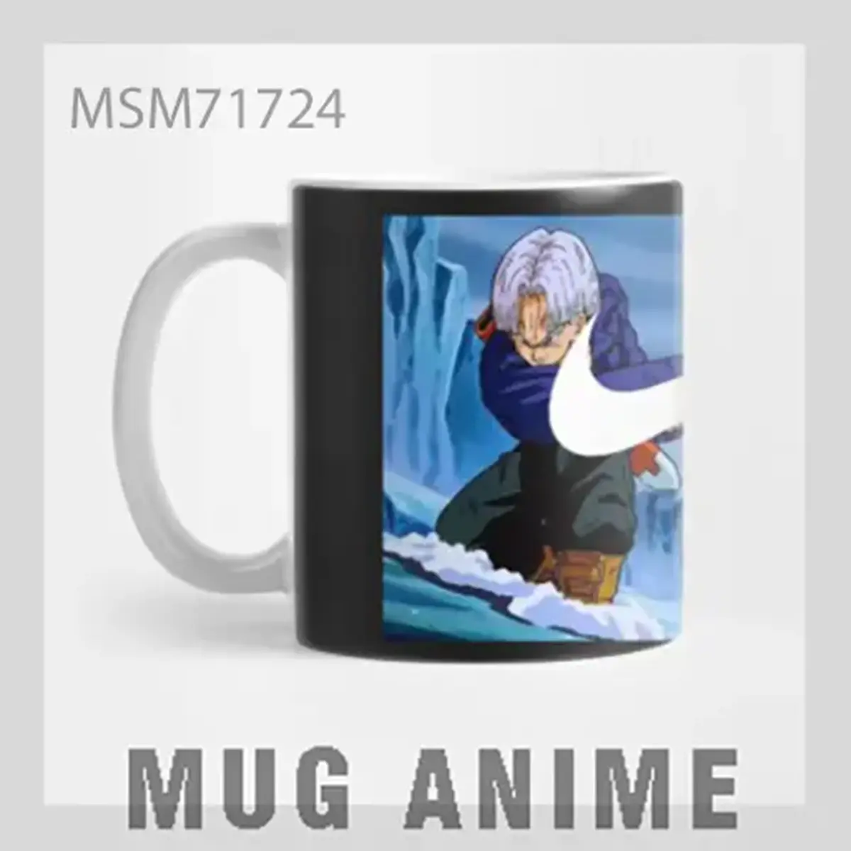 Dragon Ball Super Blue Hair Character Mug
