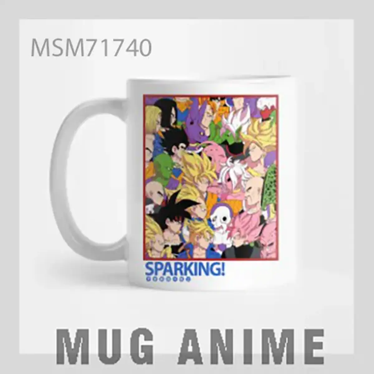 Vibrant Anime Collage Mug
