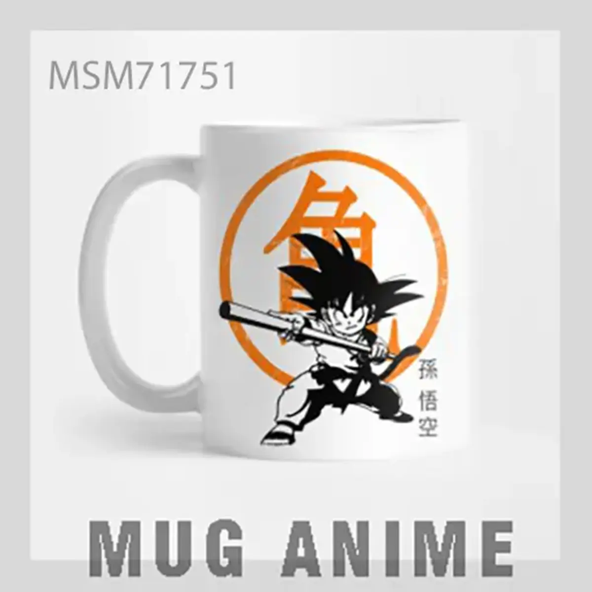 Dragon Ball Kid Goku Running Mug