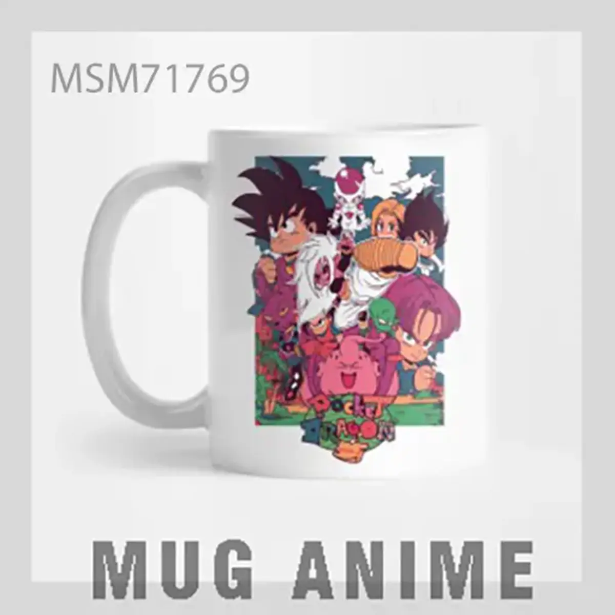 Dragon Ball Z Character Collage Mug