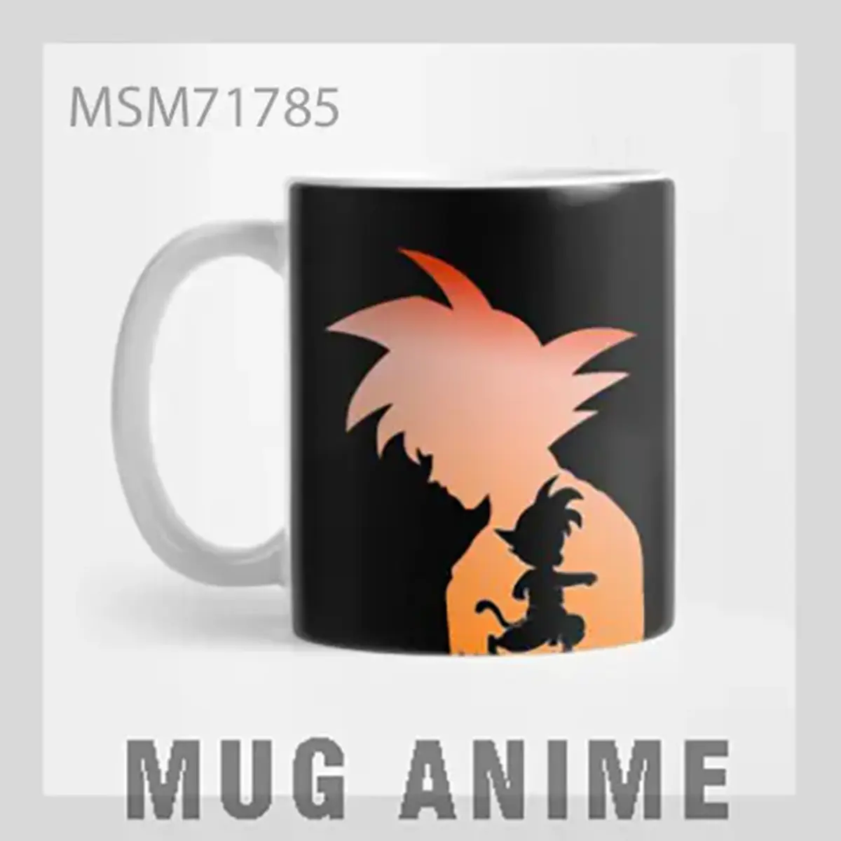 Dragon Ball Z Goku Silhouette Mug