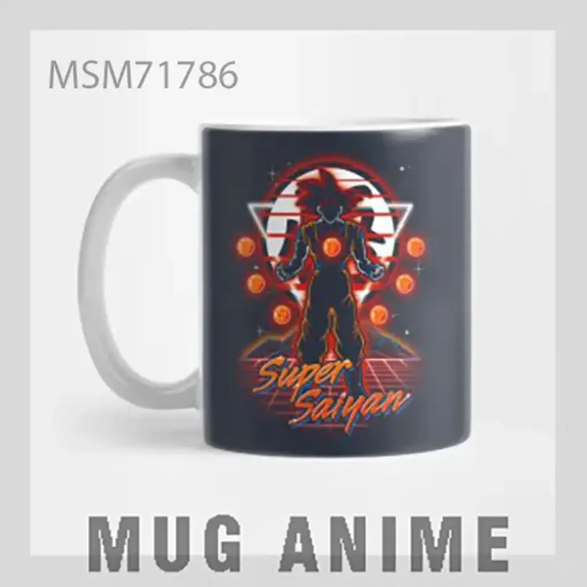 Dragon Ball Z Red Sunset Mug