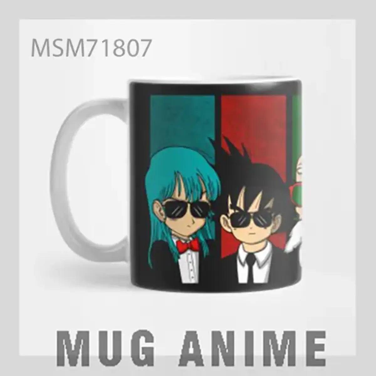 Anime Character Glasses Mug
