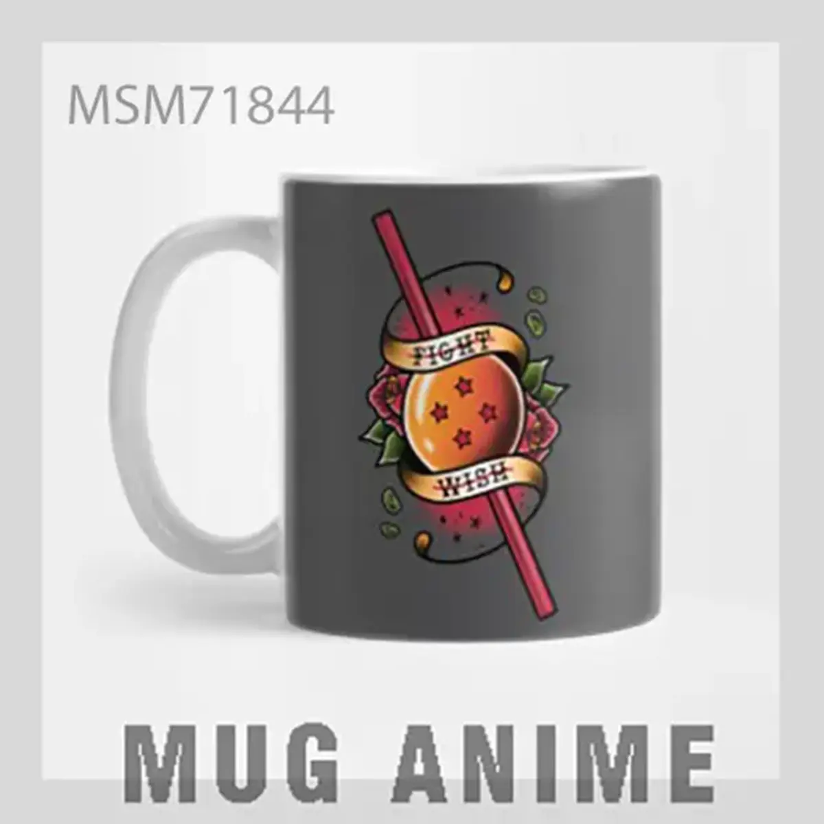 Dragon Ball Z Japanese Symbol Mug