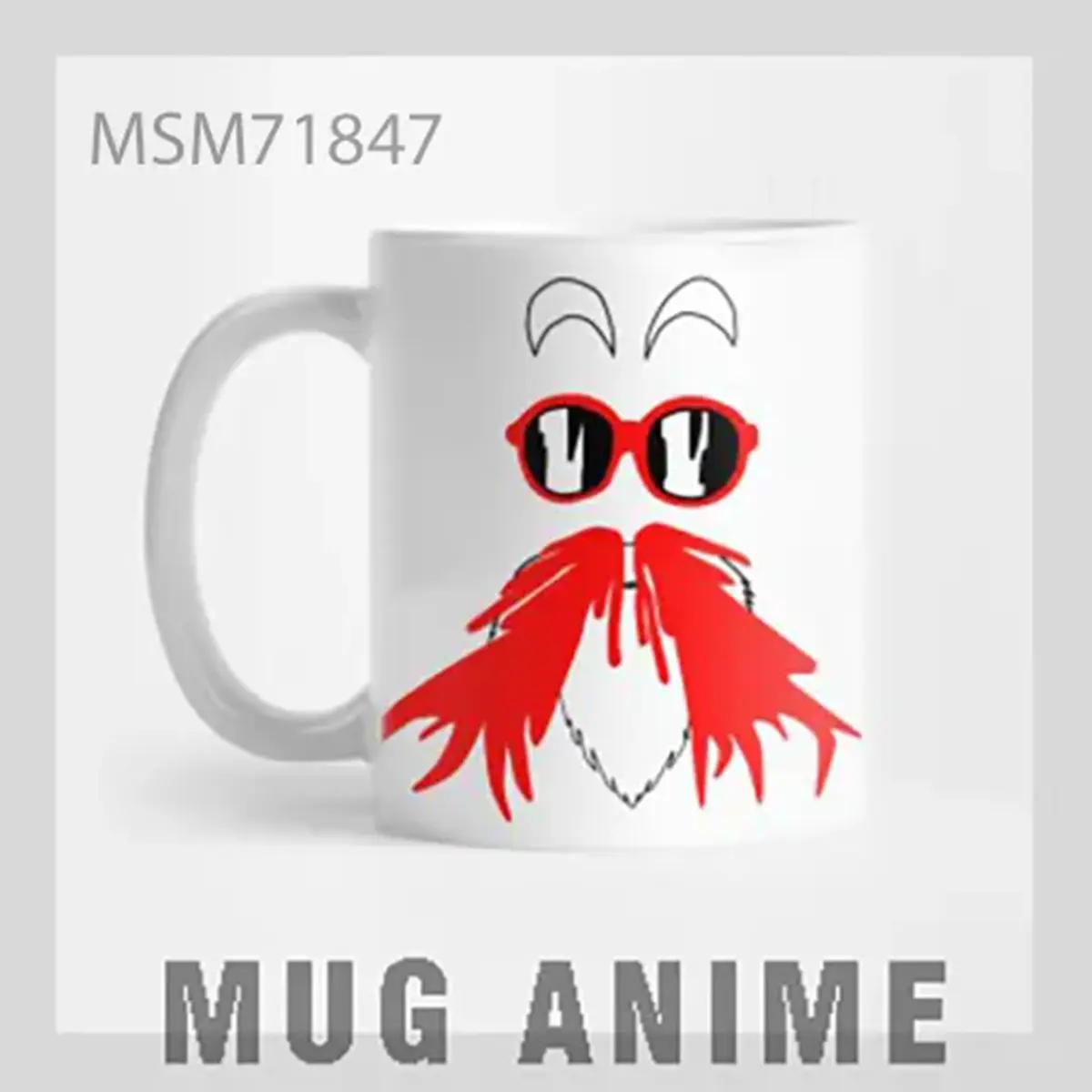 Dragon Ball Z Roshi Glasses Mug