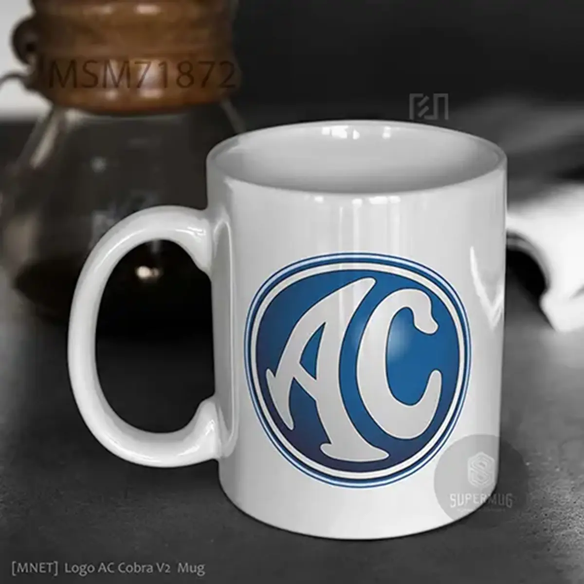 Simbol AC Cobra Logo Mobil – Ikon Super Mug
