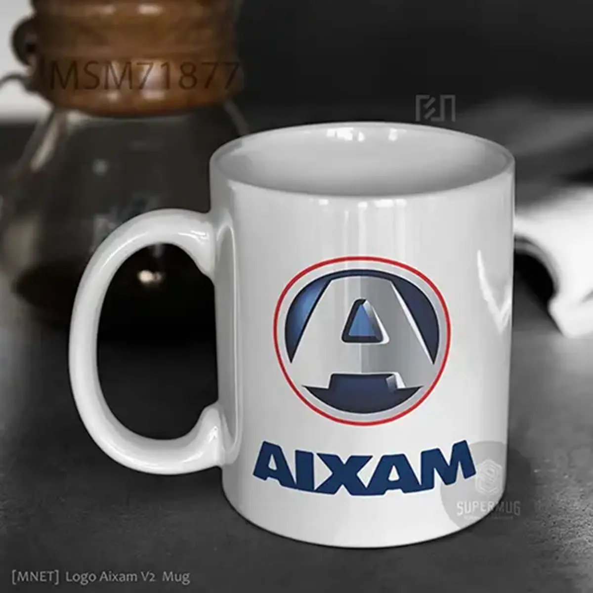 Simbol Aixam Logo Mobil – Ikon Super Mug
