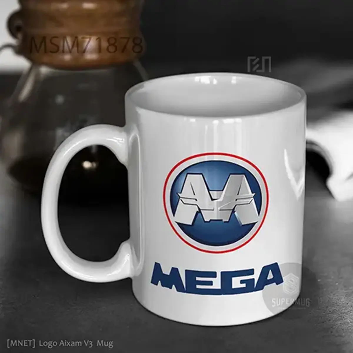 Simbol Aixam V2 Logo Mobil – Ikon Super Mug