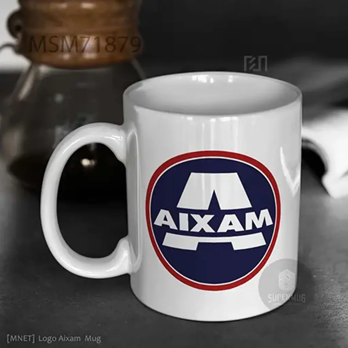 Simbol Aixam V3 Logo Mobil – Ikon Super Mug