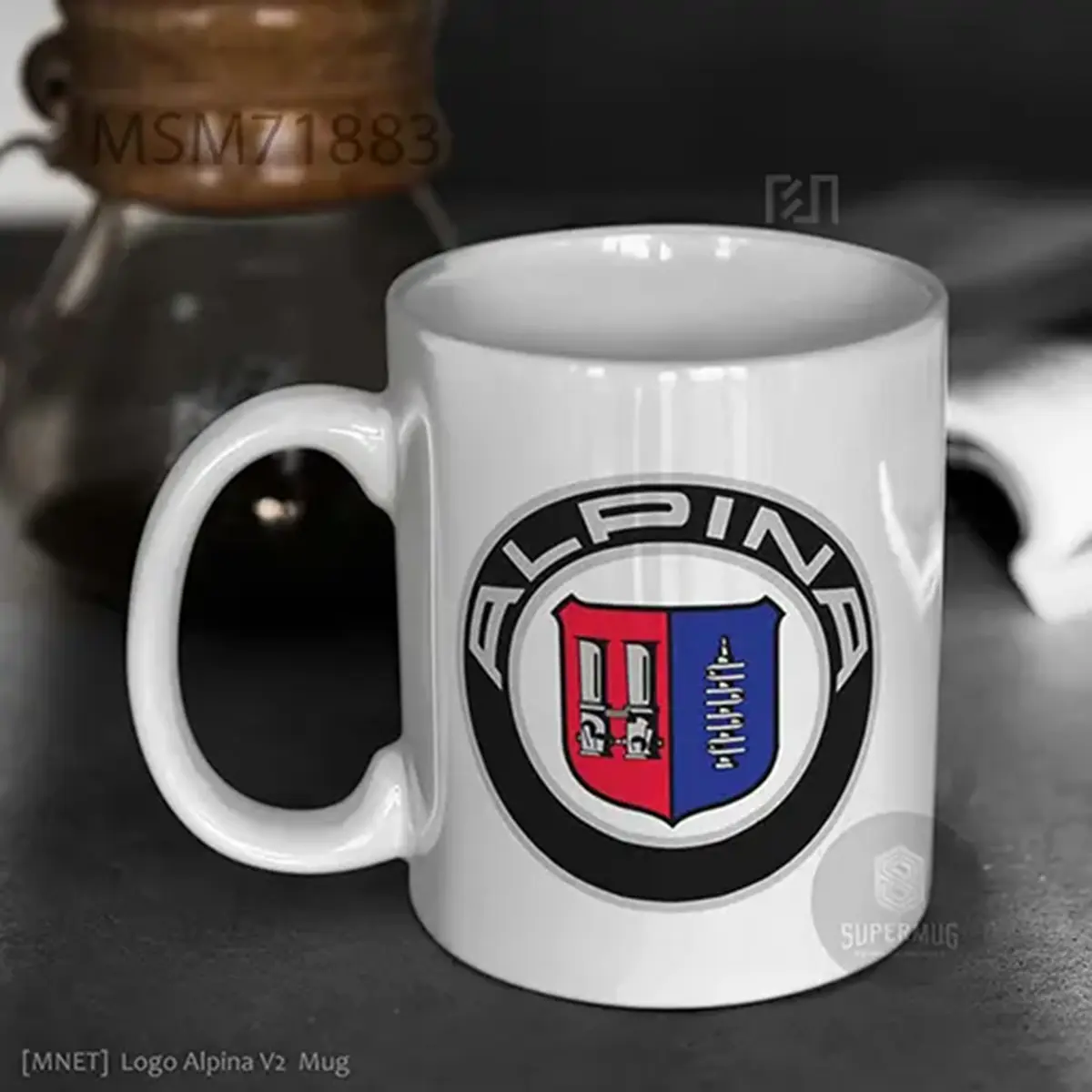 Simbol Alpina V2 Logo Mobil – Ikon Super Mug