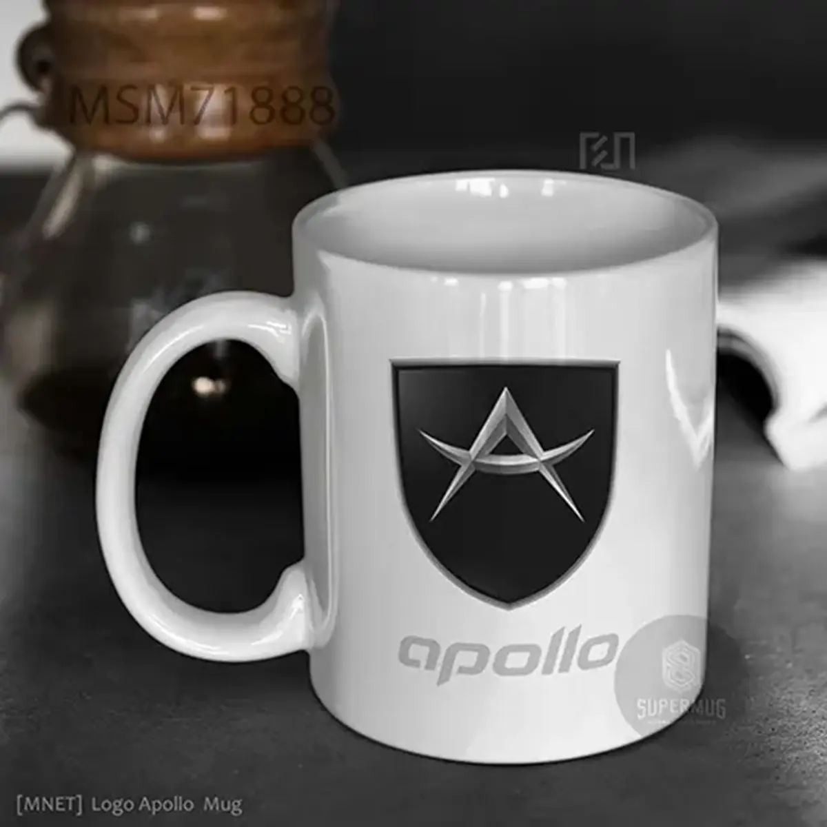 Simbol Apollo Logo Mobil – Ikon Super Mug