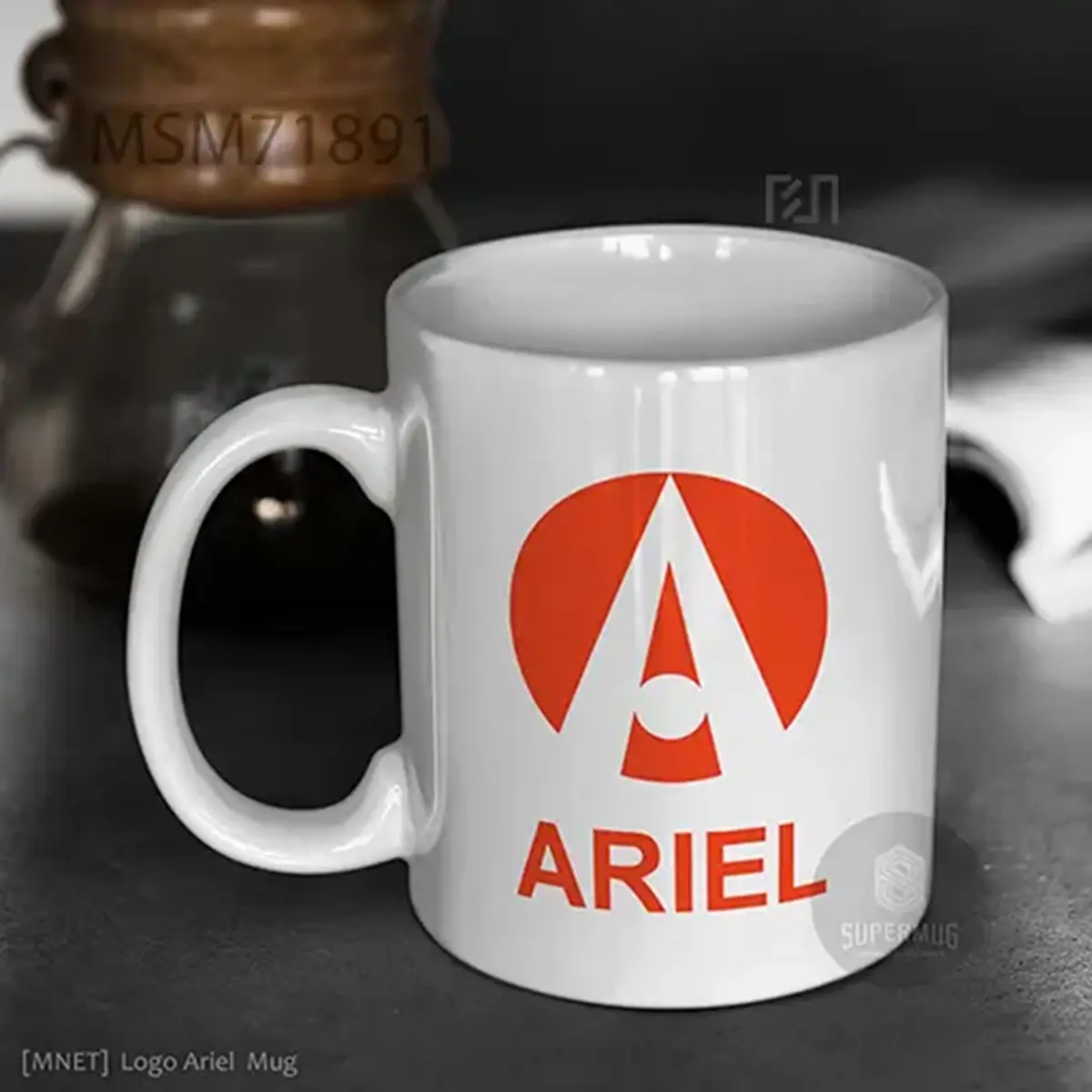 Simbol Ariel Logo Mobil – Ikon Super Mug