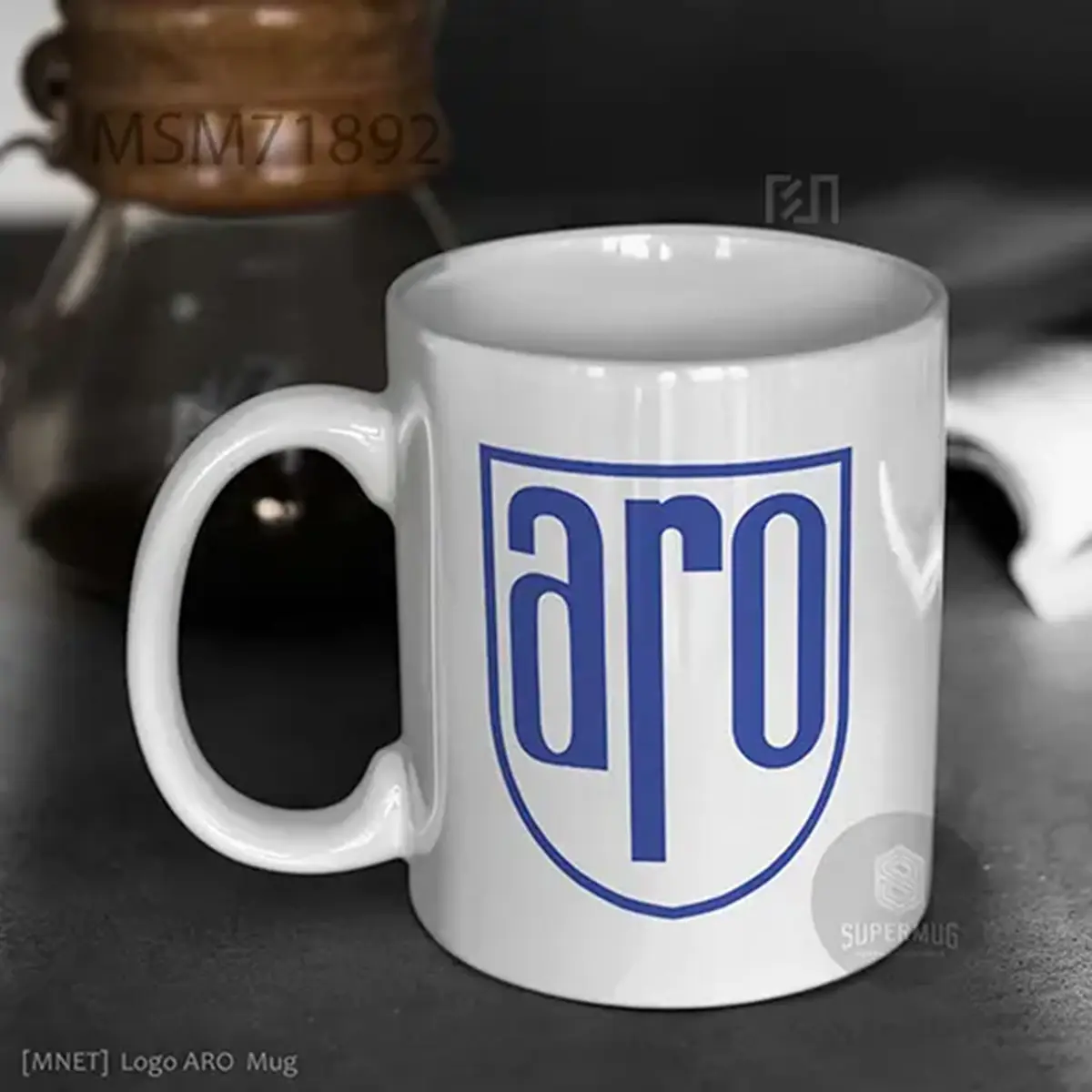 Simbol ARO Logo Mobil – Ikon Super Mug