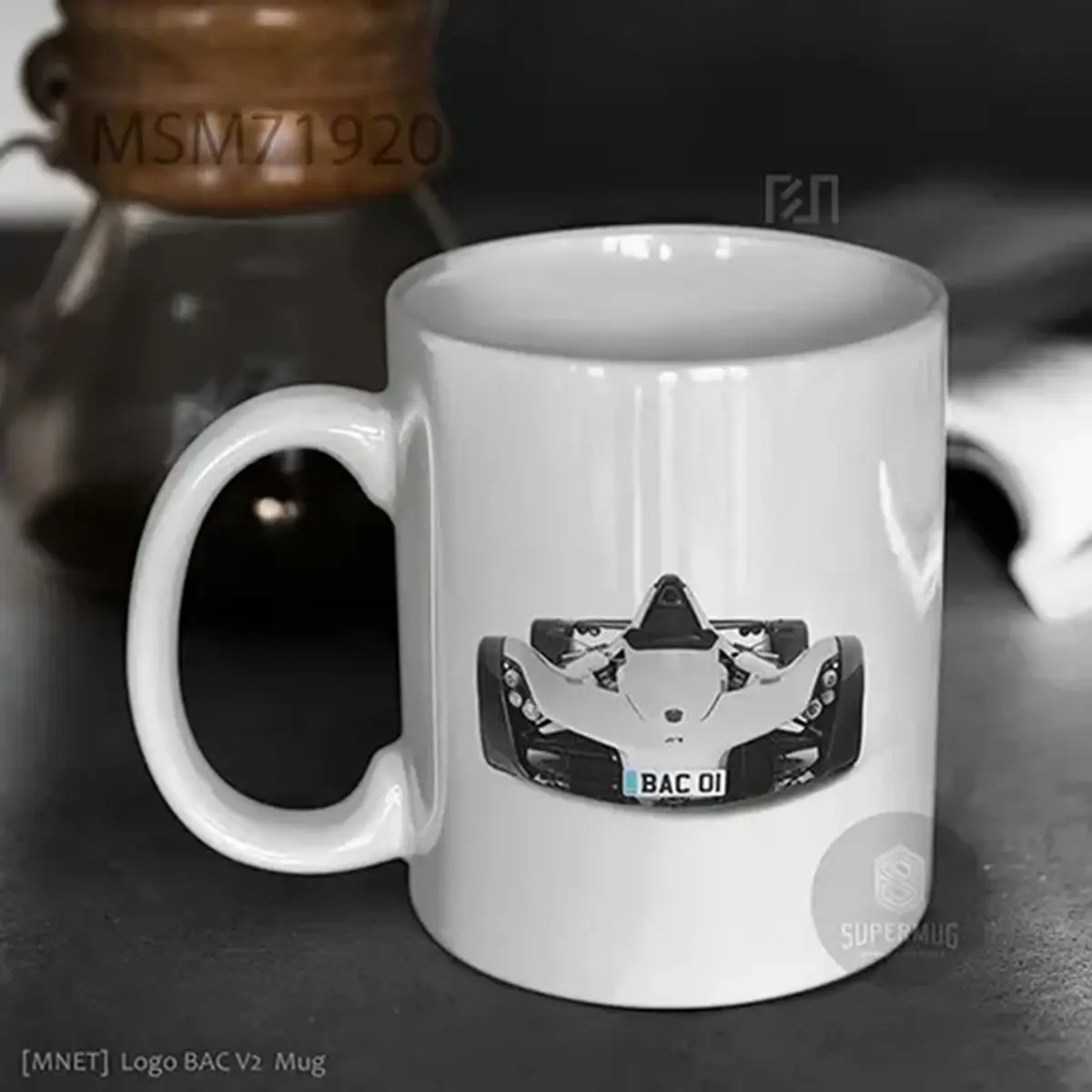 Simbol BAC Logo Mobil – Ikon Super Mug