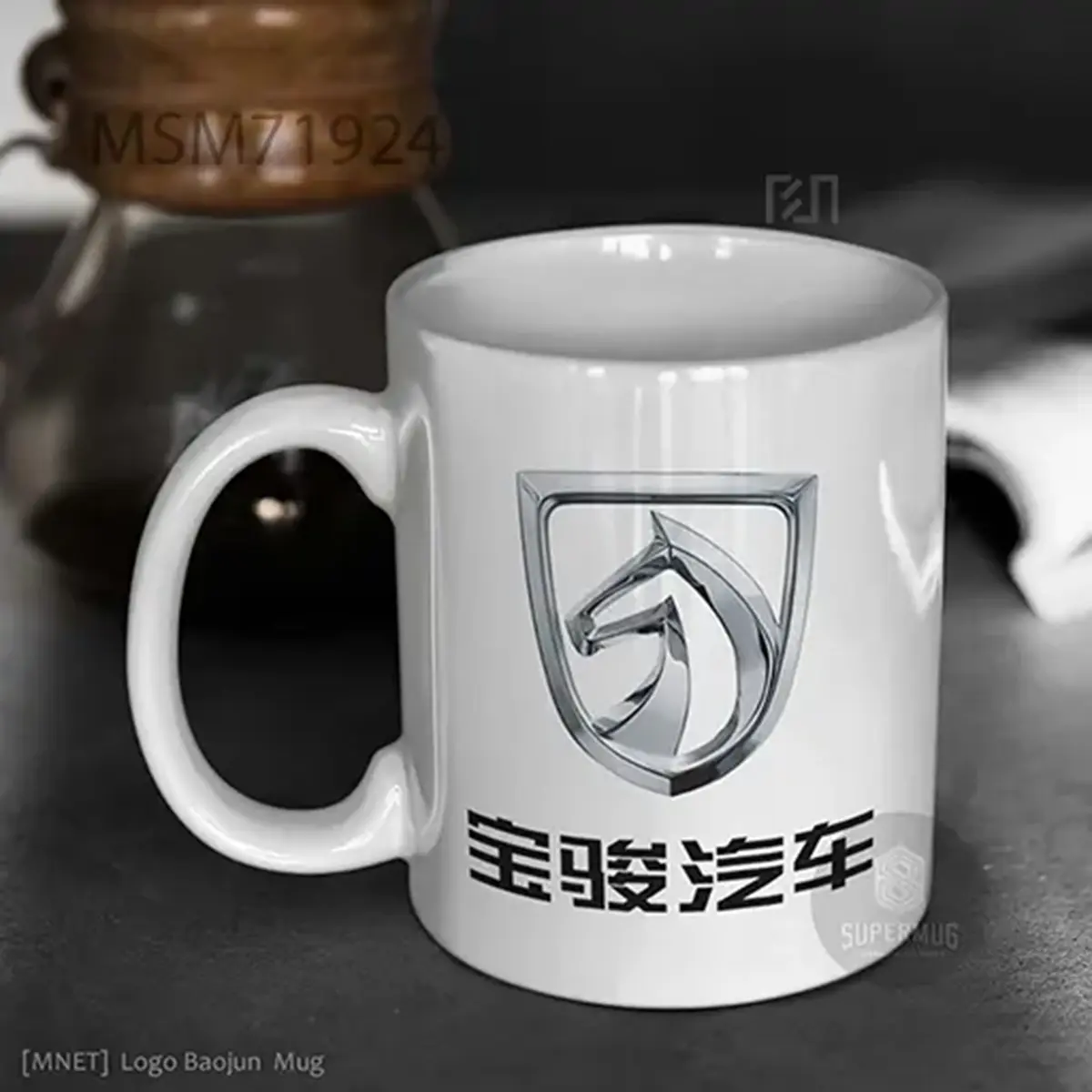 Simbol BMW M Logo Mobil – Ikon Super Mug