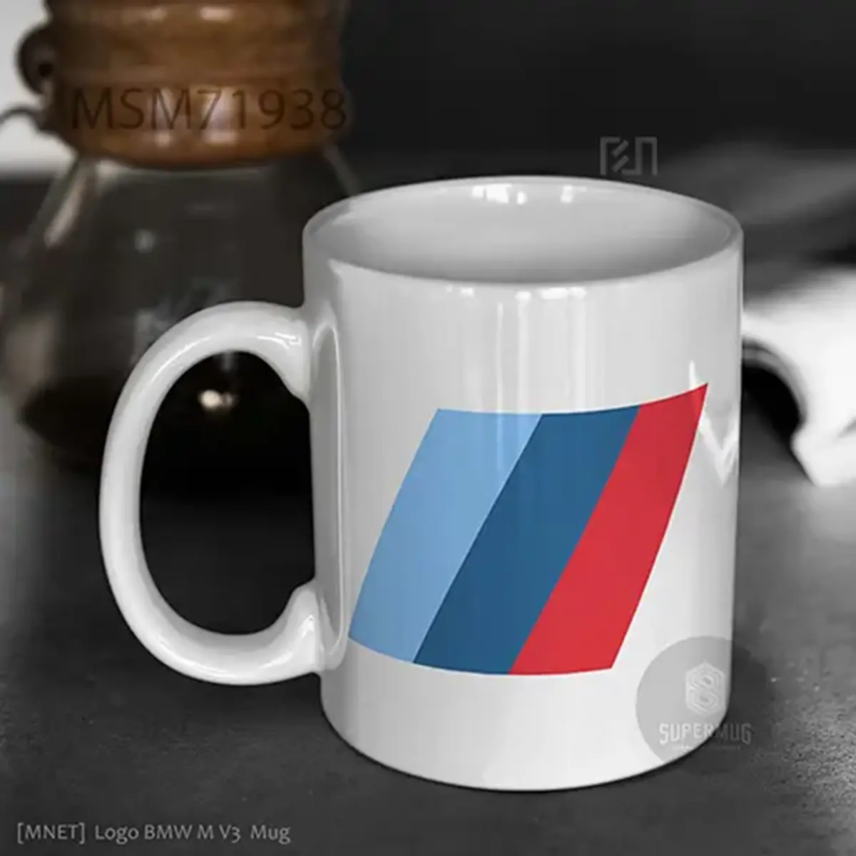 BMW M V2 & V3 Logo Mobil – Ikon Super Mug