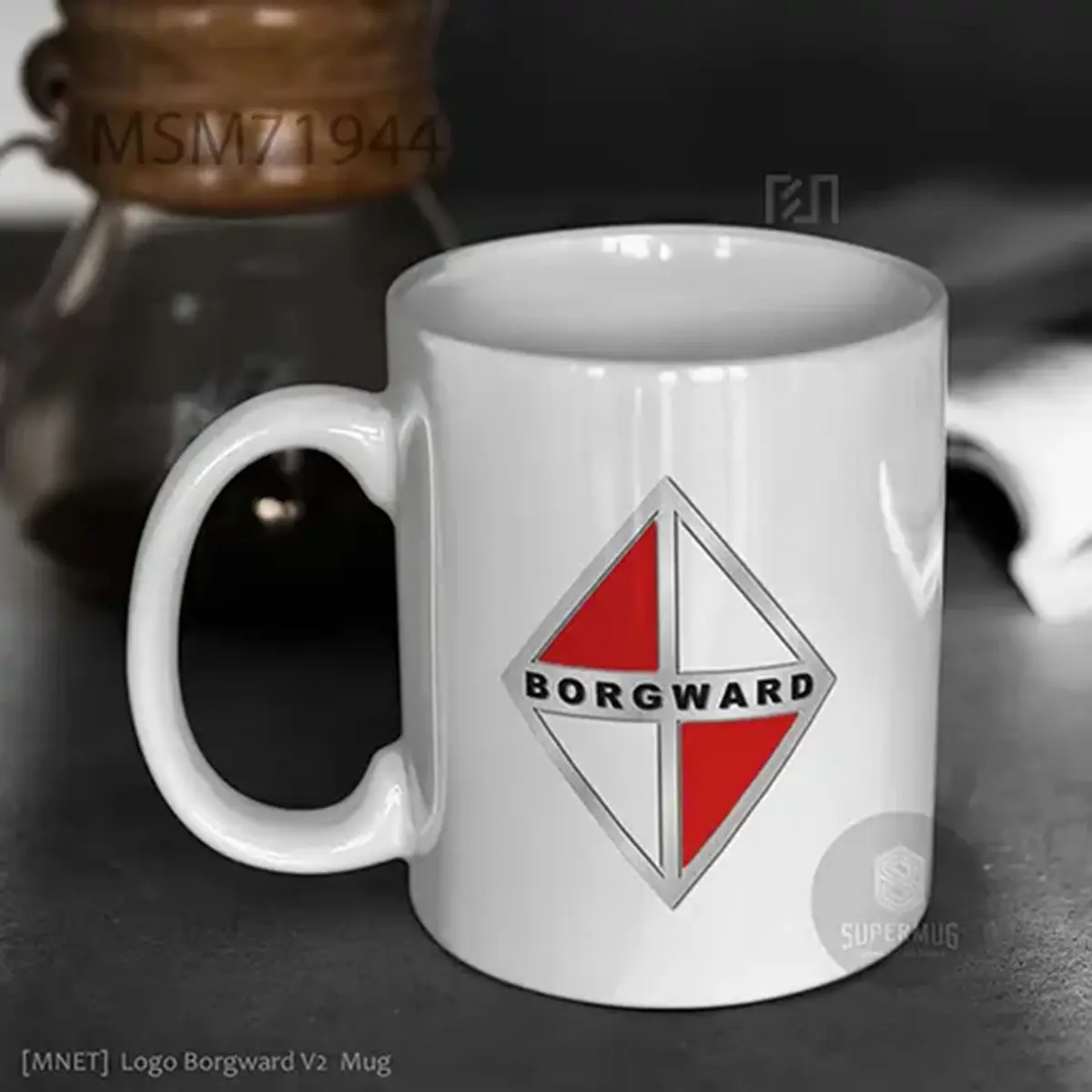 Borgward V2 Logo Mobil – Ikon Super Mug