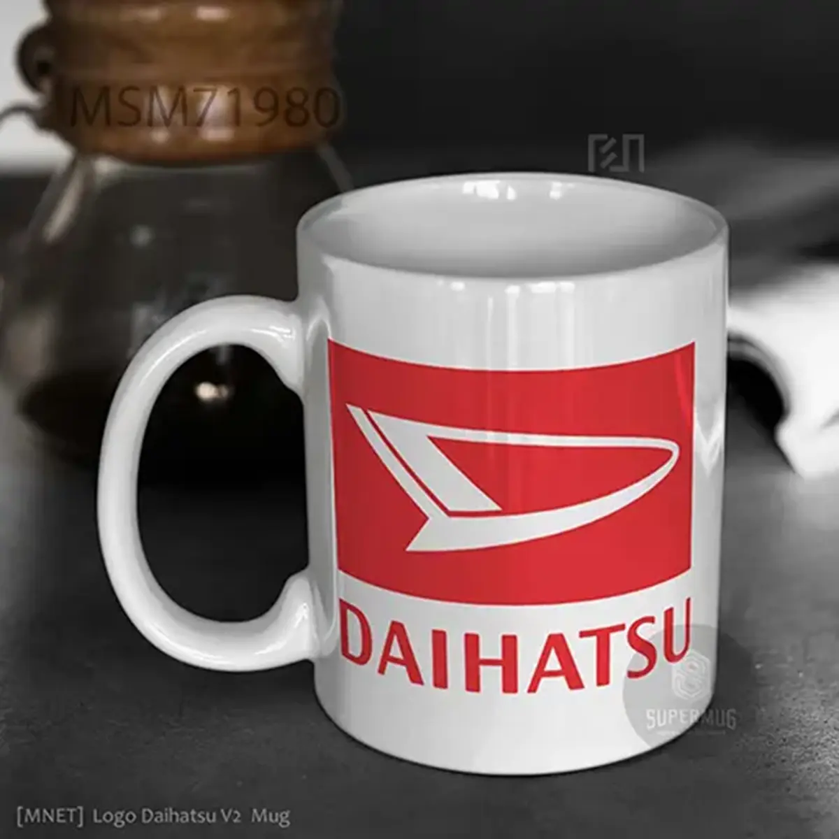 Daihatsu V2 Logo Mobil – Ikon Super Mug