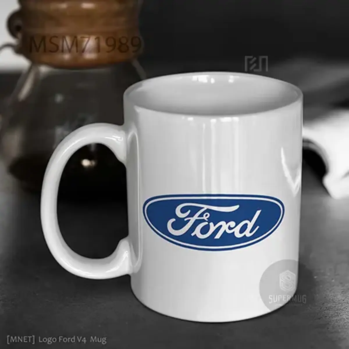Hongqi V2 Logo Mobil – Ikon Super Mug