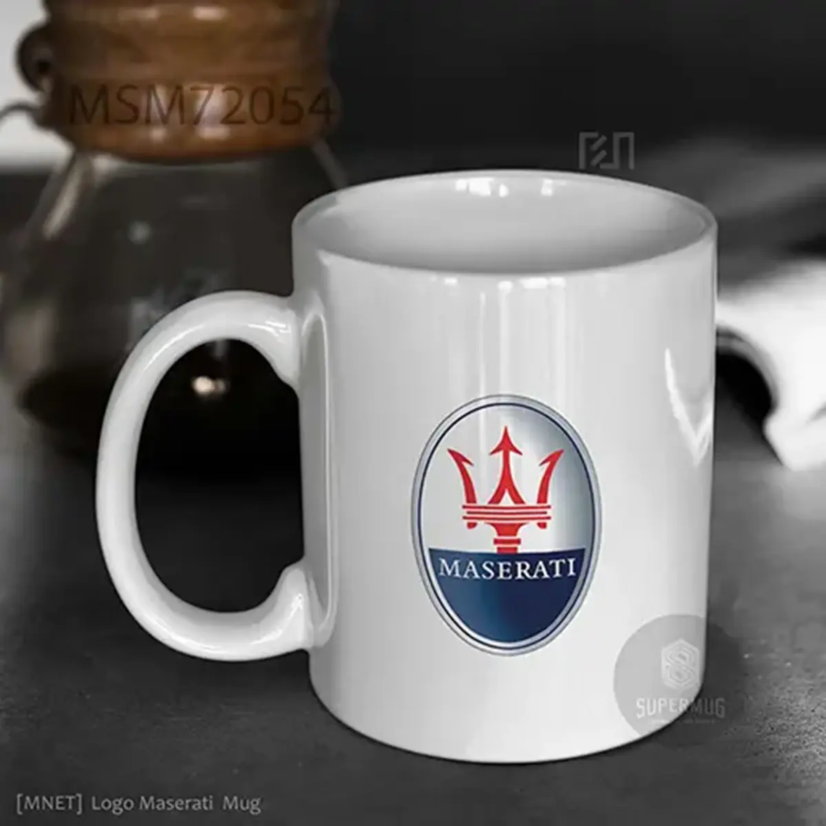 Maserati V5 Logo Mobil Mug