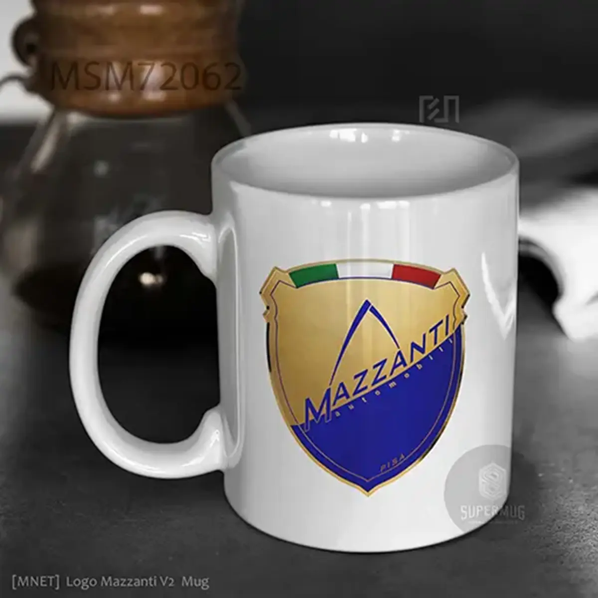 Mazzanti Logo Mobil Mug