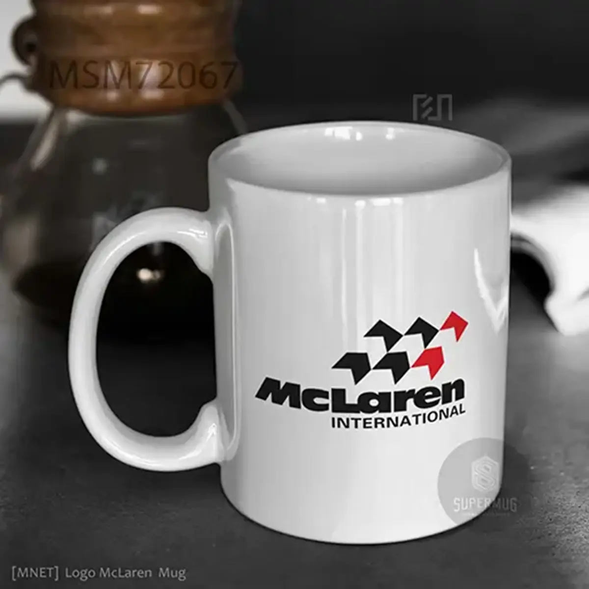 McLaren V4 Logo Mobil – Ikon Super Mug