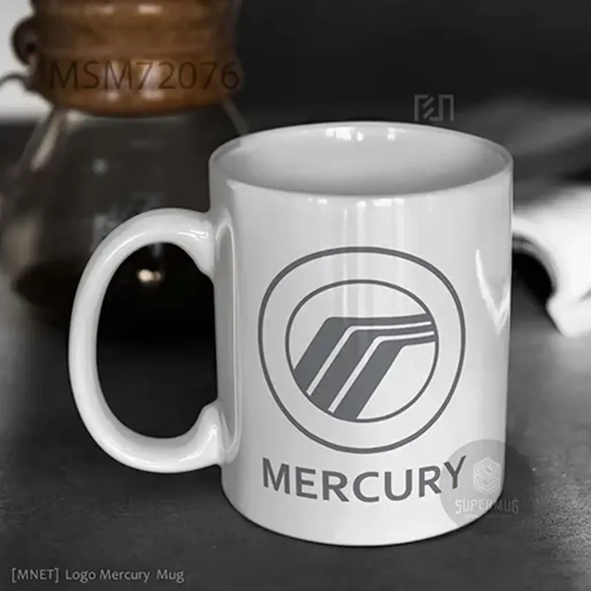 Mercury V2 Logo Mobil – Ikon Super Mug