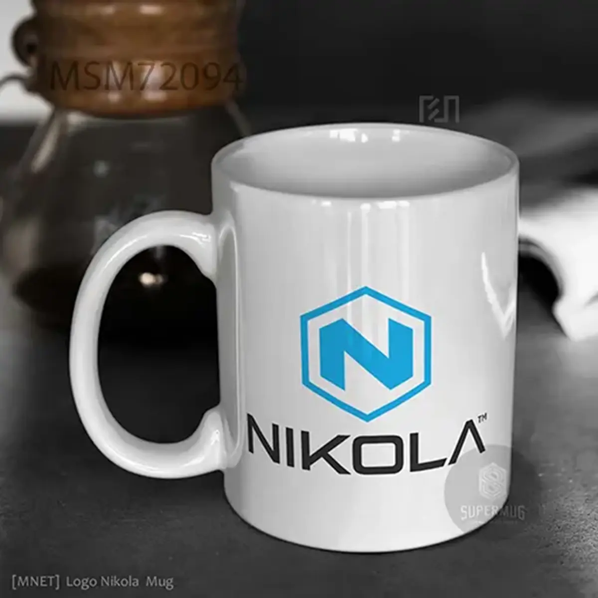 Nikola Logo Mobil – Ikon Super Mug