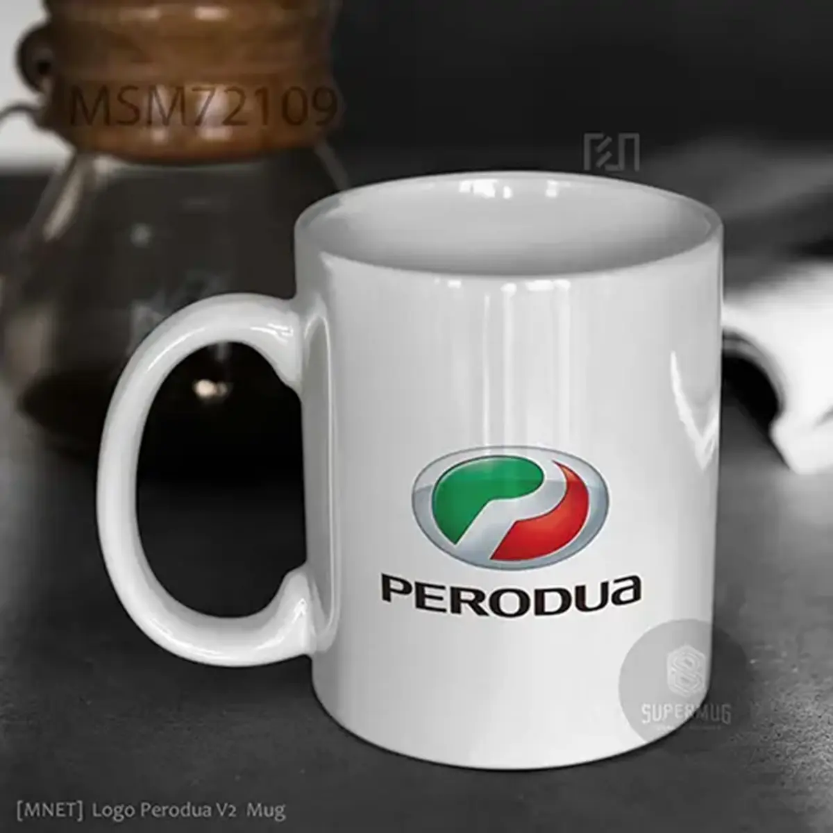 Morgan V2 Logo Mobil – Ikon Super Mug
